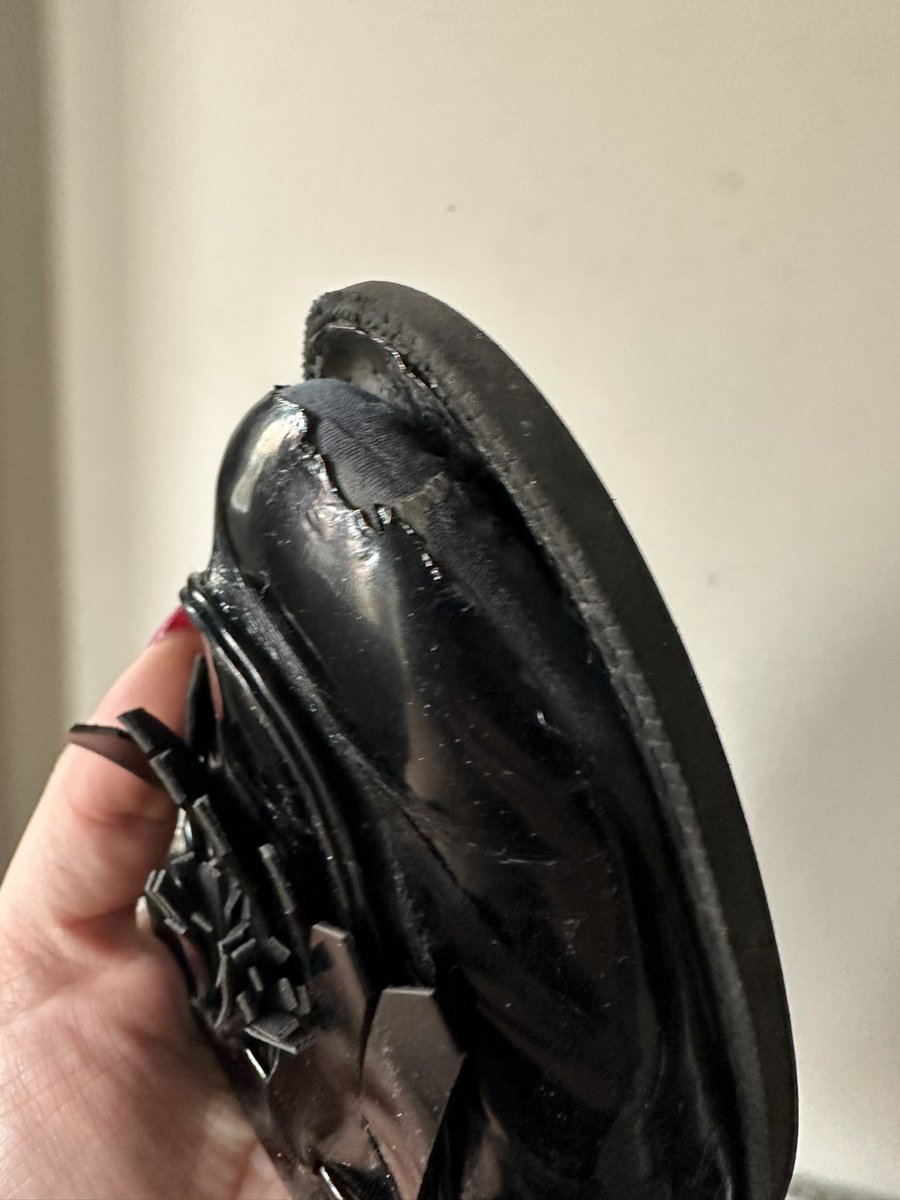 CharlieTaylorx's tweet photo. @marksandspencer less than 2 months old and my shoes already look like this 😩 paid more for what I expected to be a quality product and my primark ones lasted longer! https://t.co/pf3Mf9lqVX