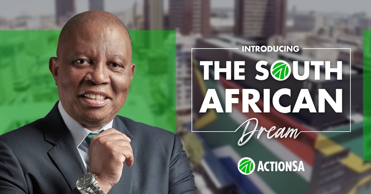 PeterMakgoale's tweet photo. On Monday 6 February 2023 at 11h00, @HermanMashaba, ActionSA President, will deliver ActionSA’s South African Dream – our vision for an inclusive and prosperous future for our nation. https://t.co/mMmFxYpiUH