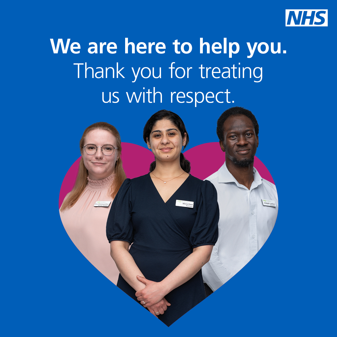 Help us care for you. 🌈❤️

Our health and care staff are currently working very hard in extremely difficult circumstances that are beyond their control. 

Please treat them with the same care and respect you and your family would expect to receive.