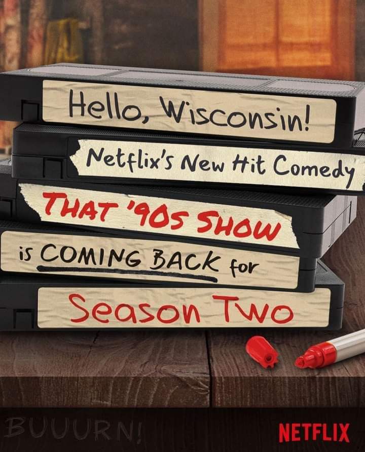 MrSavitar1790's tweet photo. ⚠️⚠️RENOVADA⚠️⚠️

La serie 'That's 90 Show' ha sido renovada para una segunda temporada!!!

En unos días les traigo un video con mi opinión de la primera temporada de la serie.

#thats90show #Netflix #RedForeman #kityforeman https://t.co/GgUnh1bUhI