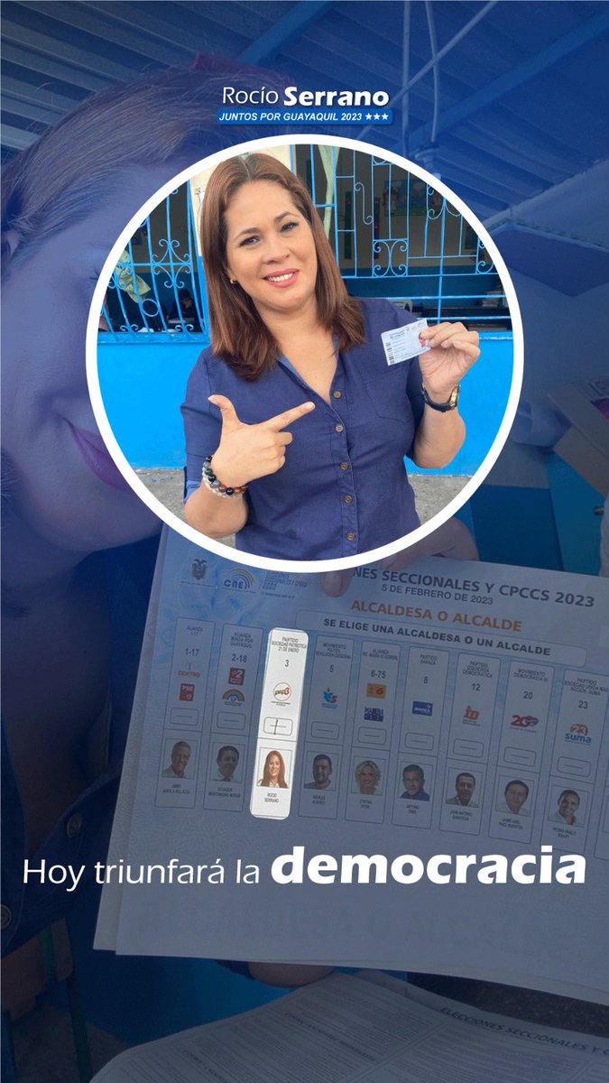 rocioserranookk's tweet photo. Yo ya aporte a la democracia ✅ https://t.co/Y6tFafeuvN
