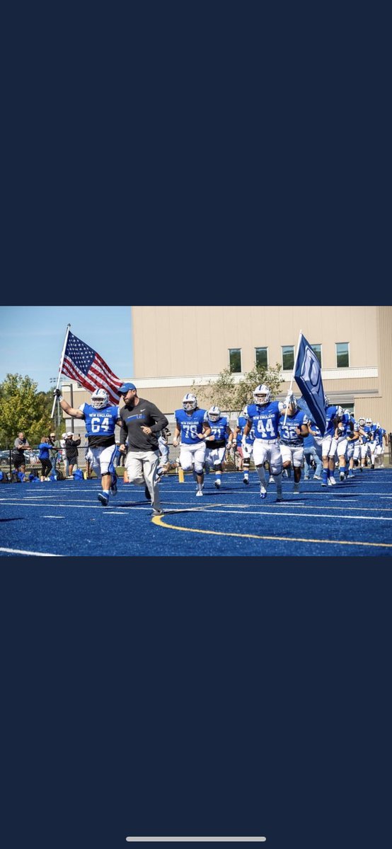 _ScottPalardy3's tweet photo. After a great overnight visit and a long conversation with @CoachLichten I’m blessed to have received an official roster spot at @UNEfootball #stormthegates @CoachRuest @SRA_Football @CoachTreschitta https://t.co/2QgRN68XMd