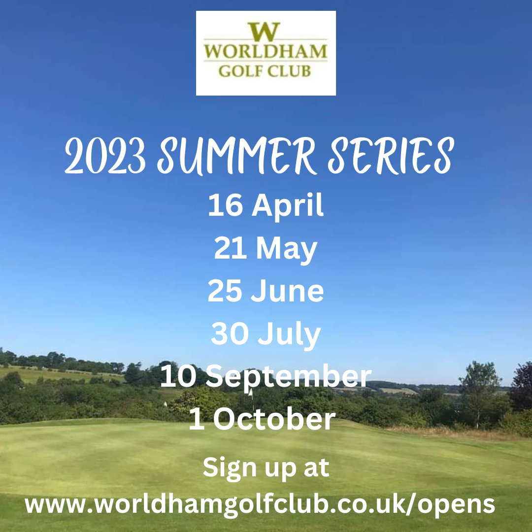 With this beautiful sunshine, it's time to start planning your Summer of golf! We are hosting 6 Opens this year and you can sign up online NOW! #golf #golfinhampshire #summerofgolf #golfcourse #golftournament #golfopen #golfing