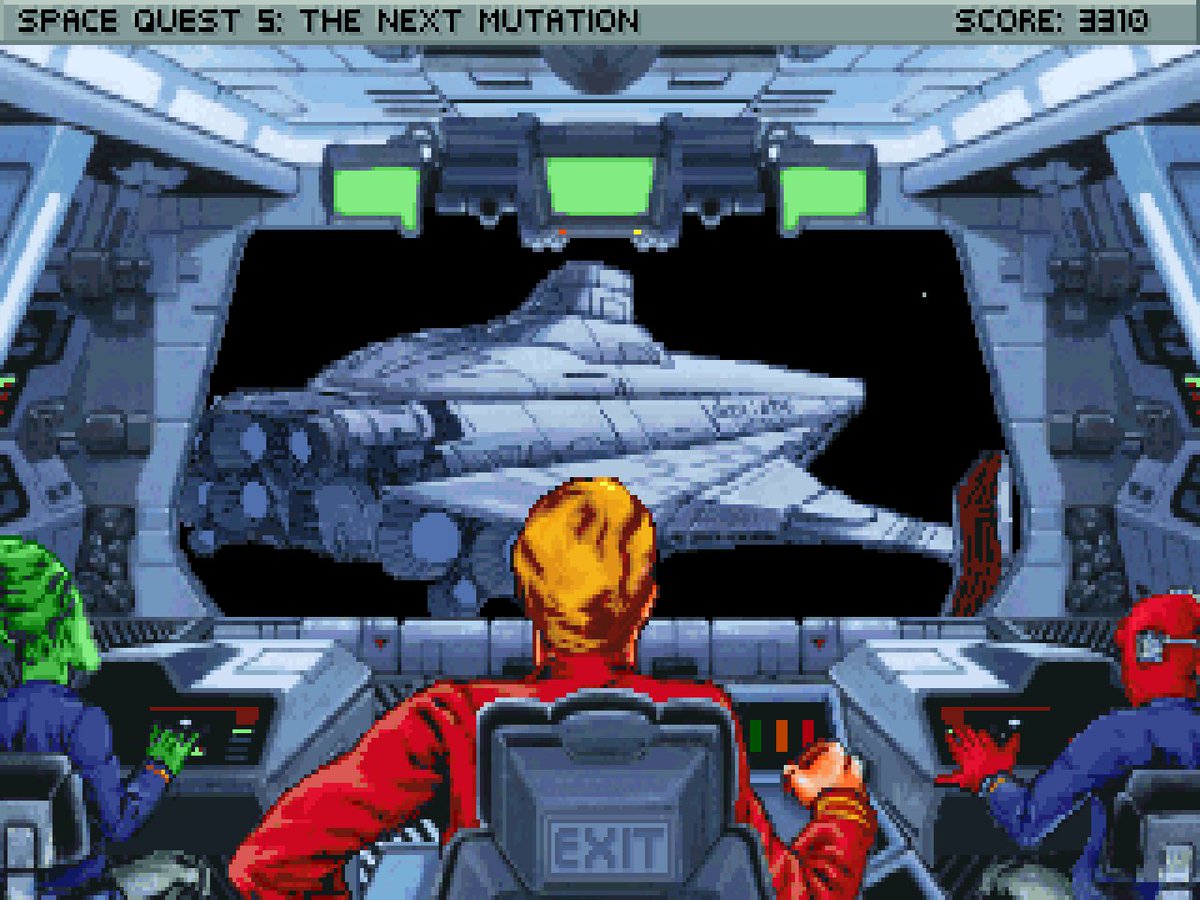 TurianShepard's tweet image. A very happy 30th birthday to Space Quest V! 

Incidentally, I played this recently and it’s very enjoyable and looks great for its age!

#SpaceQuestV #SpaceQuest #AdventureGame