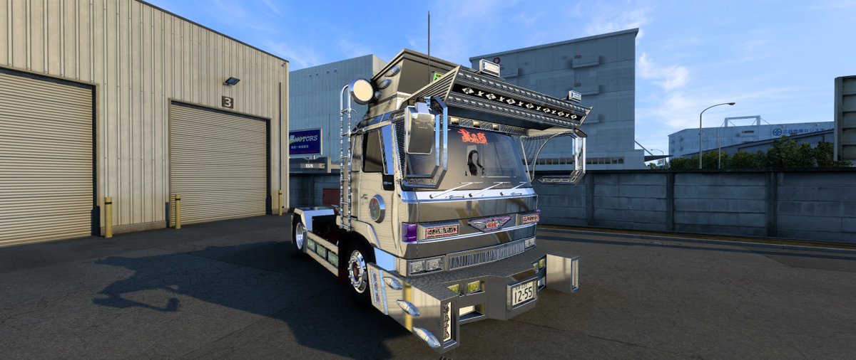 nicotine1255's tweet photo. 810用の新しいバスマーク行灯
#ETS2
#ISUZU
#Dekotora
#projectJapan
#FrontLightBox
#skinMod https://t.co/IrvBXTF0cO