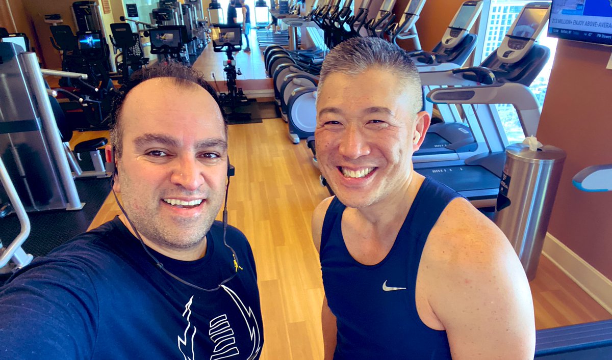 Immediate Past Presidents of @AcademicSurgery & @UnivSurg opening up the gym this beautiful #Houston morning! #GetOffYourAAS Excited to kick off the #ASC2023 festivities with the Surgical Investigators’ Course #SIC23 later today. @DrCNClarke @AshGosain @MedicalCollege