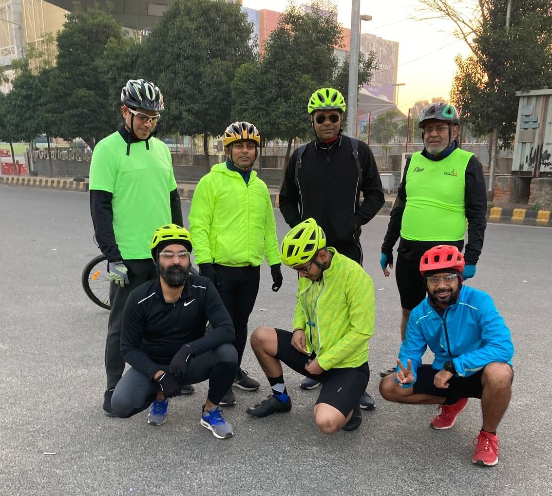 A New Start :
Performing with Professionals rider now ! 

So, Solo rider has new company of teammates :)

<a href="/noidacycling/">Noida Cycling Club® (NCC)</a> 

#SundayMotivation