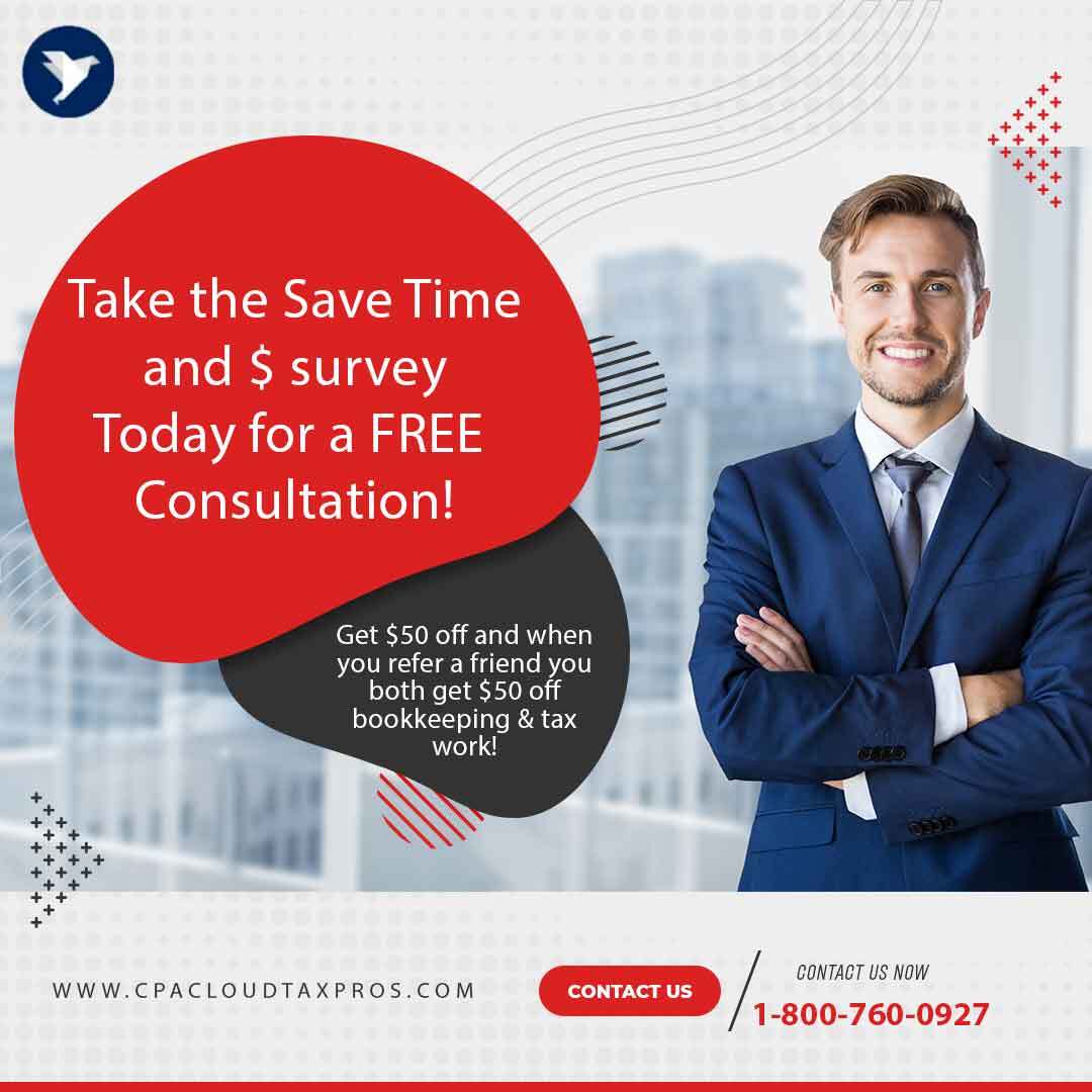 PowerLocalMedia's tweet photo. Business Taxes due March 15th Personal Taxes Due April 18th Take the Save Time and $ survey Today for a FREE Consultation!

Contact us today to learn more!
https://t.co/tZIC7vvEq9
Our Toll Free Number: 800 760-0927
Email tax@cpacloudtaxpros.com
Check Out Our Partner: https://t.co/jaaRTxcmRG