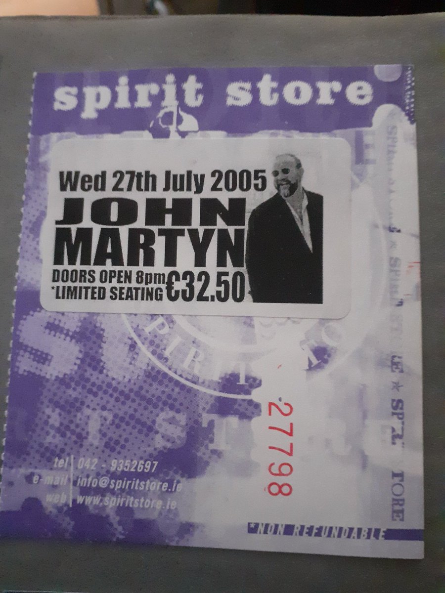 @freshnet @BBC6Music Tom we have an incredible independent venue in Dundalk Ireland called the  @SpiritStore Saw some amazing gigs over the years Really hard to pick a favourite. 2 stand out gigs were @WhippingBoyBand & the legend John Martyn Your song choice 😉 Shirley
#NP6music