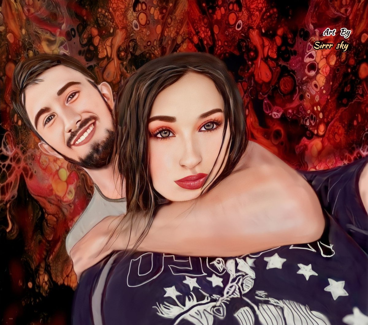 New artwork for best buddies from usa 😇❤️❤️ brrr bing bong 😍