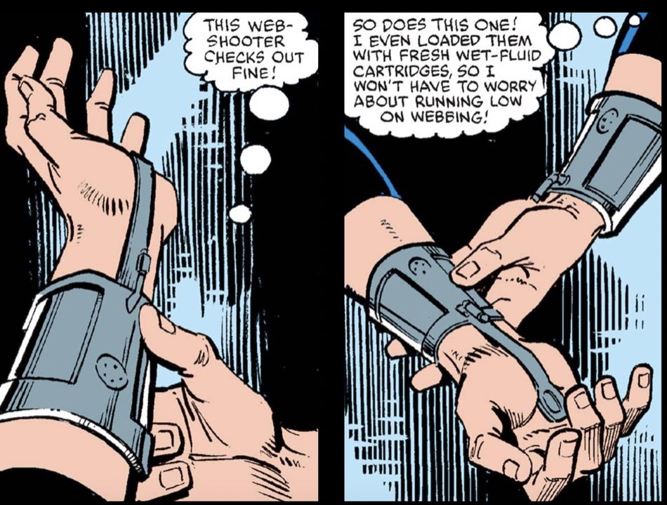 Classic web shooters wip… or you could say a thWIP 🤟🏼🕸