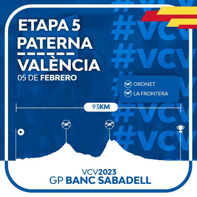 Volta a la Comunitat Valenciana 2023'te 5. ve son etabın yayını Eurosport 2'de başladı. #VoltaValenciana #VCV2023