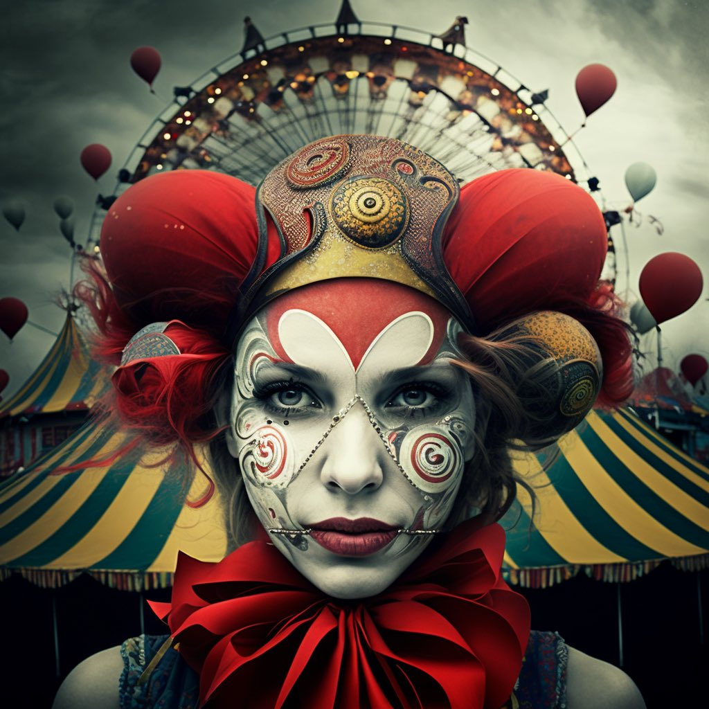 TheCCraniums's tweet image. The Celestial Craniums Creativity Challenge Prompt #36: Carnival #celestialcraniumscc #creativitychallenge #communitybuilding #art #aiart #costumed