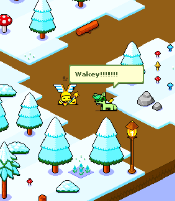 Vilja_Pixel's tweet photo. Bonnie sover men Vilja tycker minsann att det är dags att hon vaknar i @Ravlyan - får se om hon lyckas!!
#chattspel #rävlyan #pixelspel #pixel #pixelgame #pixelart #chatgame https://t.co/zJ5DRPbVtP