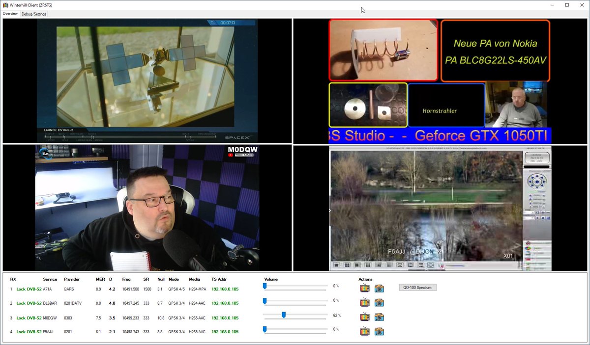 geekc0der's tweet image. Its been a while since I&apos;ve been on #QO100 datv worldwide net, but nice to see everybody again :)

#datv #batc #amateurradio