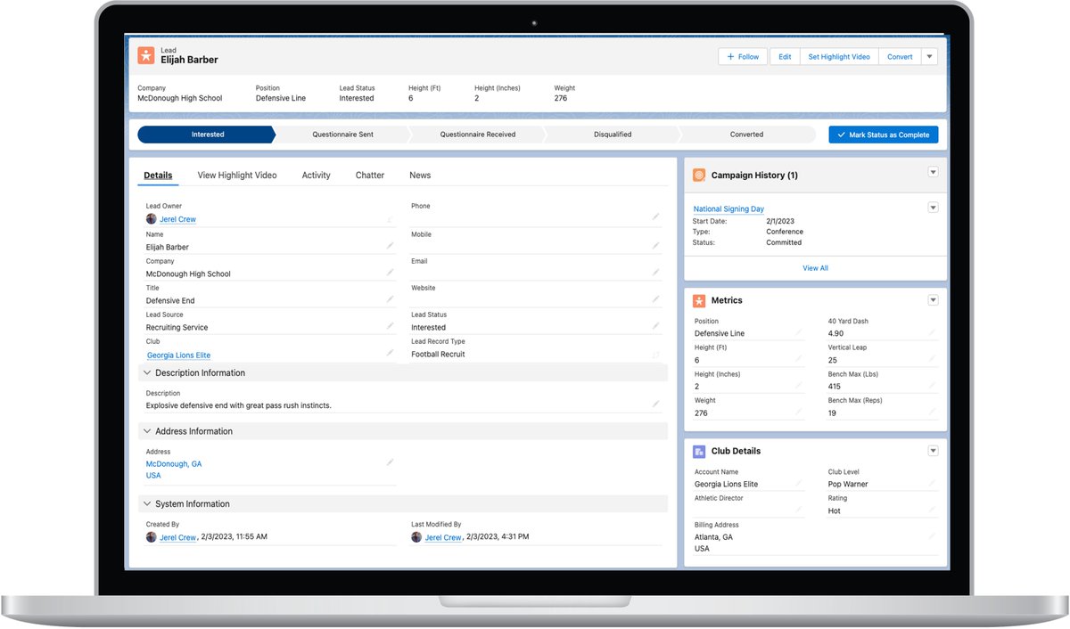 The Salesforce Anchor tweet media