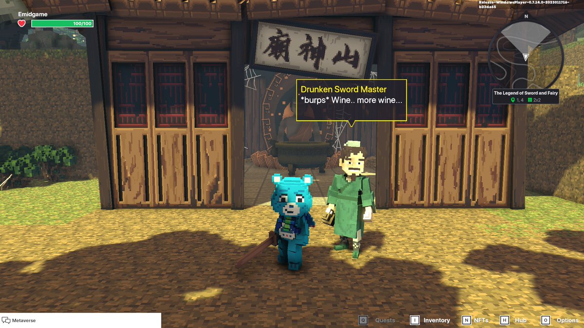 emidgame's tweet photo. @TheSandboxGame I found the abandoned house in The Legend of Sword and Fairy! ⚔️ #LunarNewYearTSB https://t.co/QkAau5s6mT