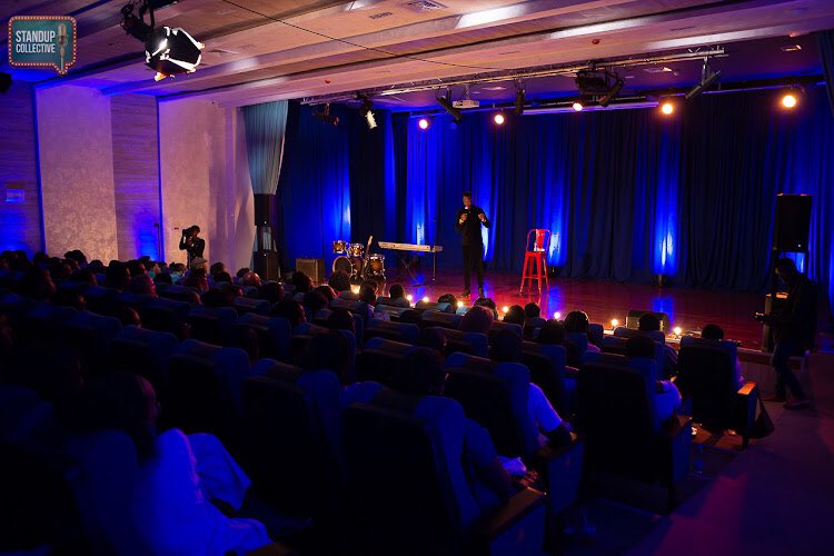 donandrejr's tweet photo. Comedy riot was a blast!  Thank you Kenya 🇰🇪 
@Standupcollectv ❤️❤️ https://t.co/A4uKPRTGA2