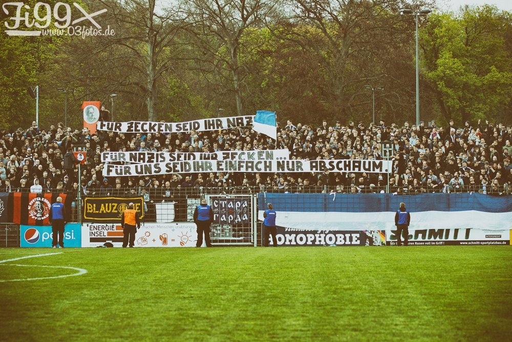 PHOTO | 'For ticks you are nazis, for nazis you are ticks, for us you are only scum'

(Ultras Babelsberg, Germany) #nonzs