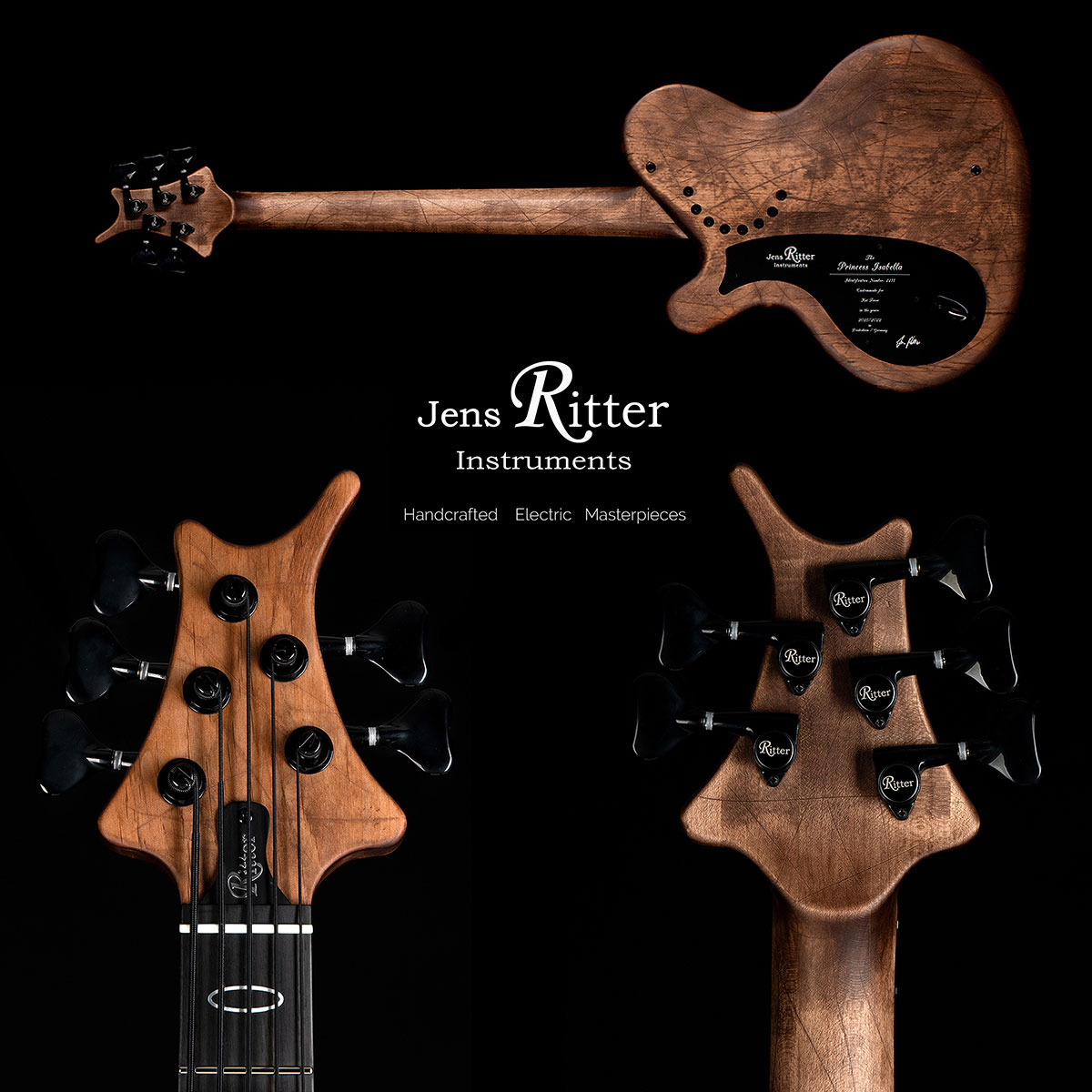 JensRitter's tweet photo. The Princess Isabella bass was introduced in 2016. This 5-string was built last year and has a damaged desktop finish and white pearl oval ring inlays.
https://t.co/pX9sN5ENrO

#bassguitar
#electricbass
#bassplayeruniverse
#bassist
#jensritterinstruments
#ギター職人
#奢华 https://t.co/Hj26TdYJlv