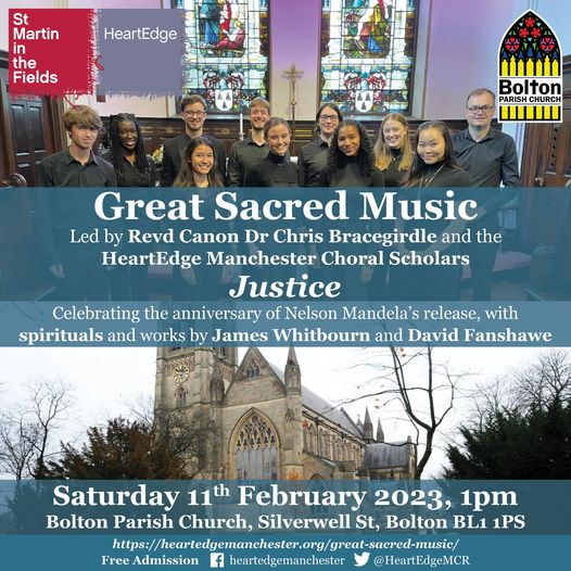 Don't forget this is happening on Saturday, 11th February at 1.00pm.  It promises to be an excellent concert.