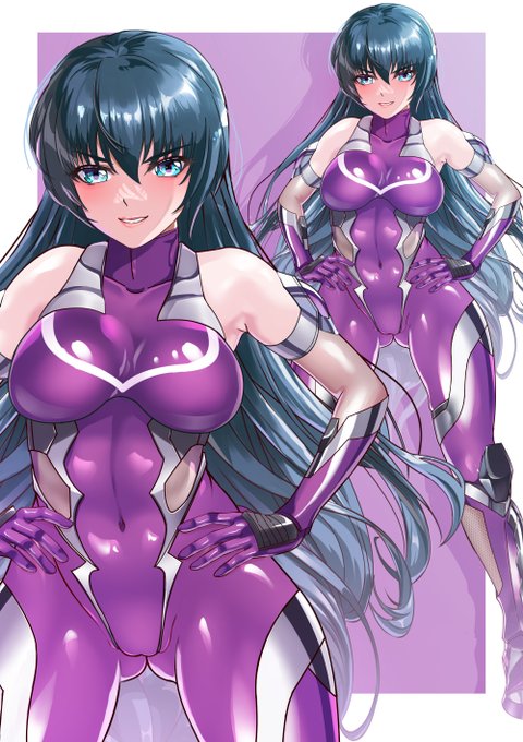 おはようございます❤
アサギ先生のドヤポーズ❤(#^.^#)
#対魔忍アサギ 
#対魔忍 