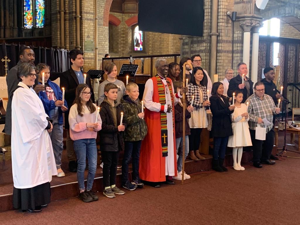 woolwichbishop's tweet photo. We had a blessed confirmation service of 16 candidates @#StMildred Lee this morning. Holy Spirit really present. Inspiration testimonies. To God be the glory. https://t.co/APR7Dqz0K2