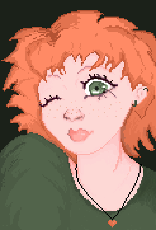 sakuramiyao's tweet photo. orange girl #pixelart #pixel https://t.co/Y4qX8wotML