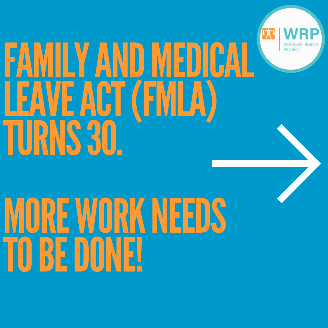 As #FMLA turn turns 30🎉, we must remember the fight is not over. MORE NEEDS TO BE DONE! 44% of workers are not protected under FMLA, the definition of ”family” is not inclusive, and leave is unpaid, leaving many unable to take it. EXPAND #FMLA and make #PaidLeaveforAll! Thread: