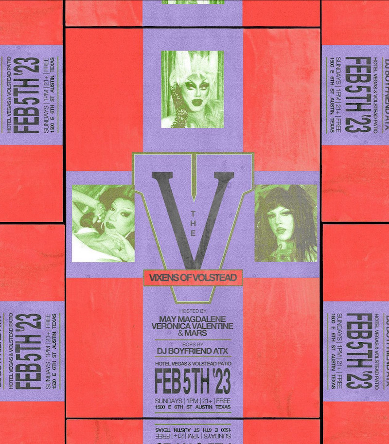 HotelVegasATX's tweet photo. ๐น SUNDAY ๐น
Jane Leo kicks off their Sunday rezzโผ๏ธ Diff guests every Sunday this monthโผ๏ธ ๐
โ
patio
12pm - patio opens 4 brunch
1-3pm - #VixensofVolstead + bops by @boyfriendatx!
โ
grandstand
Doors at 9pm
10pm - Motenko
10:45pm - @janeleomusic
11:30pm - #FlyerClub https://t.co/4zBkqKv1X6