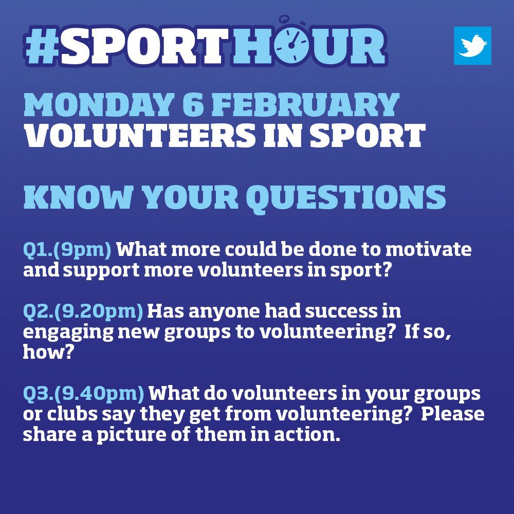 Emma Green (@emmaalicegreen) on Twitter photo Make sure to tune in tomorrow from 9-10pm for the first #sporthour of 2023 where we will be discussing volunteers in sport.
I’m looking forward to co-hosting alongside @SSF_2000 and <a href="/volunteering_uk/">Volunteering Matters</a>
See you there 😊 <a href="/sportscotland/">sportscotland</a> Make sure to tune in tomorrow from 9-10pm for the first #sporthour of 2023 where we will be discussing volunteers in sport.
I’m looking forward to co-hosting alongside @SSF_2000 and <a href="/volunteering_uk/">Volunteering Matters</a>
See you there 😊 <a href="/sportscotland/">sportscotland</a>