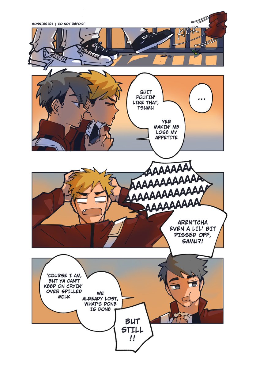 [1/3] throw it all away 🥤🌅 #haikyuu 

read: left ➡️ right 