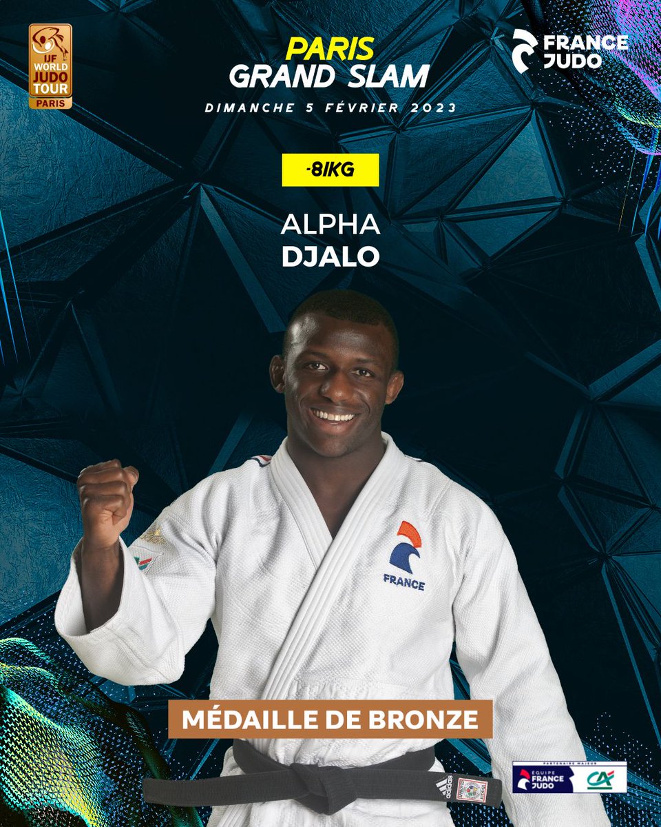 𝐌𝐄𝐑𝐂𝐈 𝐌𝐎𝐍𝐒𝐈𝐄𝐔𝐑 ! 😤🔥

Ça sera le bronze pour Alpha Djalo (-81kg), qui remporte sa première médaille à Paris ! 🥉

Félicitations Alpha ! 👏

#JudoParis #FierdEtreJudoka