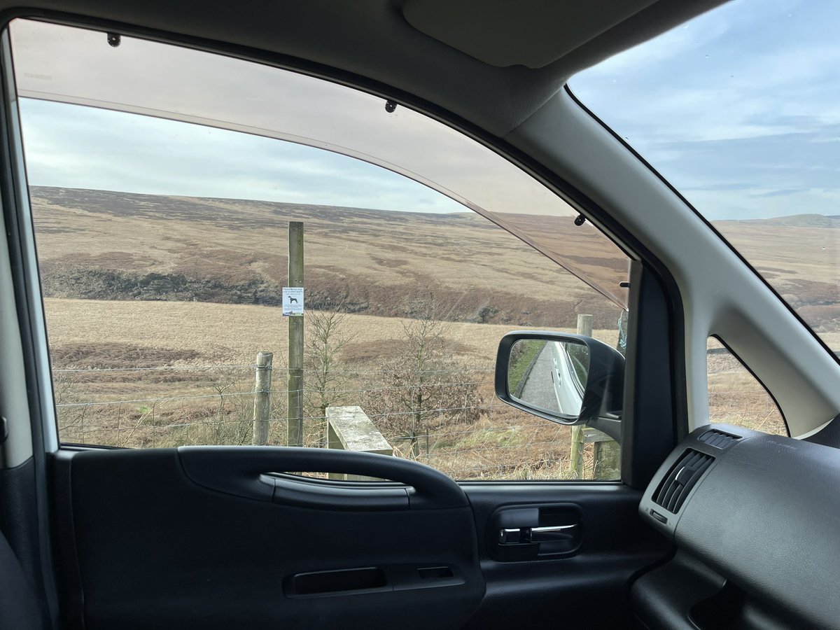 Enjoyed a little trip out in my campervan!- Made a cuppa; looked at the views - such a great panoramic- now to set myself up so I can draw &amp; paint it too! #artistlife #vanwithaview