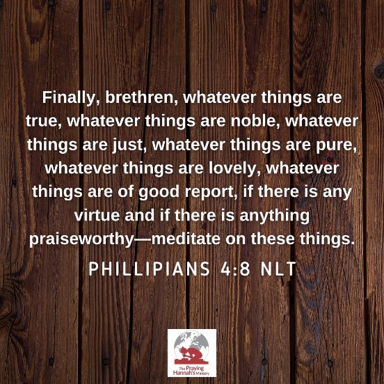 LadiesLounger's tweet image. The enemy is after your mind.
Guard your thoughts deliberately. 

#thinkonthesethings #purethoughts #gratefulthoughts #praisethoughts