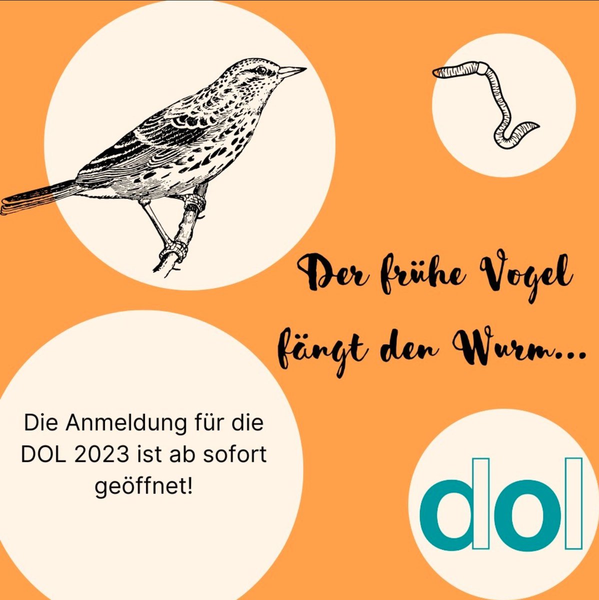 Die Anmeldung für die DOL 2023 ist ab sofort geöffnet! Ihr könnt die Anmeldedaten auf unserer Homepage finden:
linguistikolympiade.de