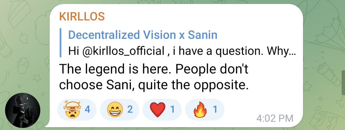 iwasfdup's tweet photo. 👀👀
"Just imagine the impact $SANI has when we create the entire infrastructure w/o being the holders of the token (only for tech purposes)

Our mission is much wider than making money

We want to create a new world

Sani will take a huge role in it"
👀👀 https://t.co/UNZUUzvqZ8