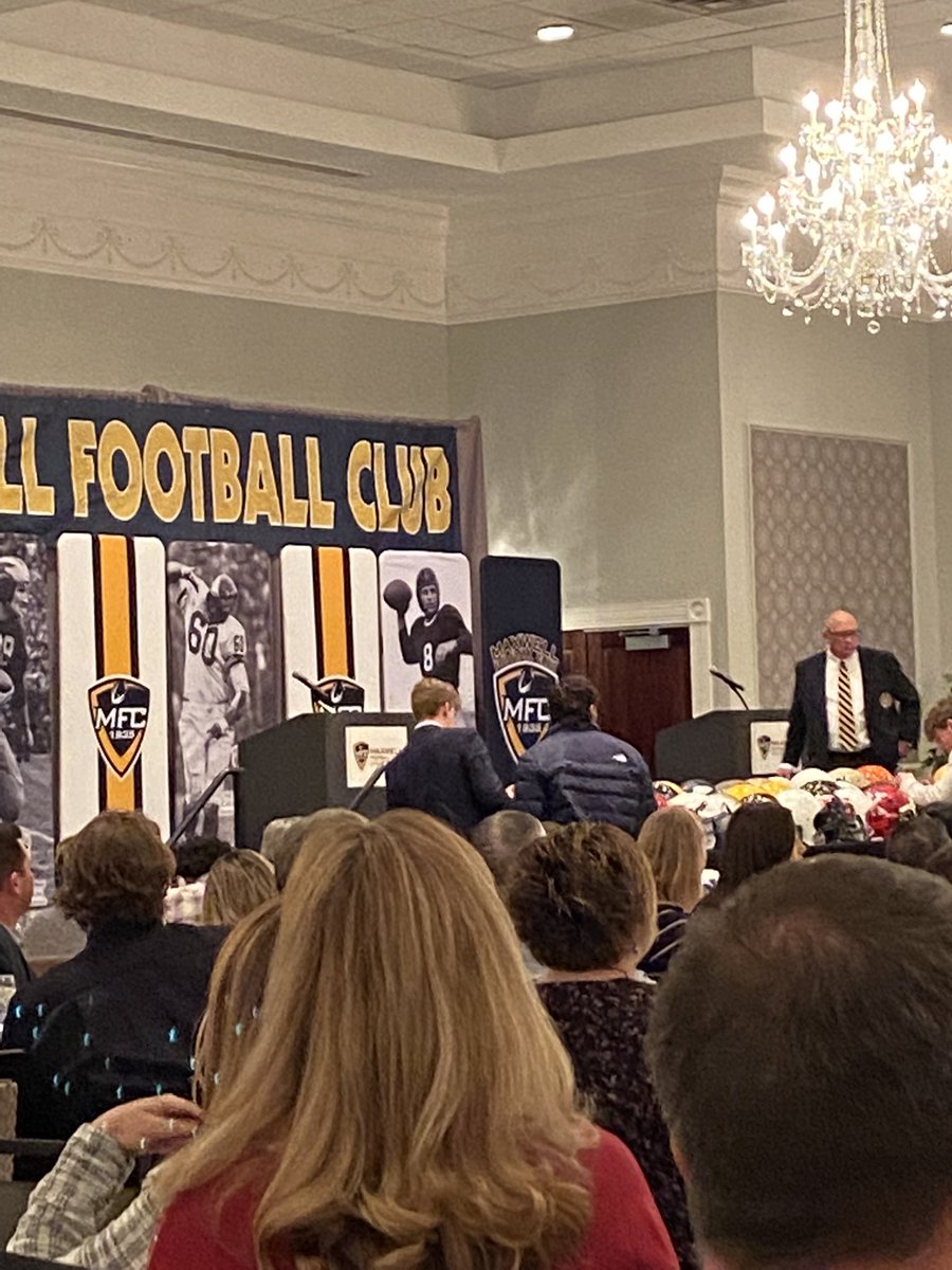 The FIRST Mini-Maxwell Award winner for the Fords, <a href="/TommyWr1ght/">Tommy Wright</a>. We are proud of you, Tommy. You continue to lead on and off the field and court every day. This honor is well deserved! #BuiltFordTough #HRE #HPRIDE