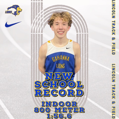 🚨 New School Record 🚨 <a href="/O1Towler/">Owen Towler</a> destroys the Indoor 800 School Record with a New PR and is currently the #3 Ranked Sophomore in the US 🇺🇸! 🔥 <a href="/gahannaxc/">GahannaXC/Distance</a> <a href="/GLHS_Athletics/">Gahanna Lincoln Athletics</a>