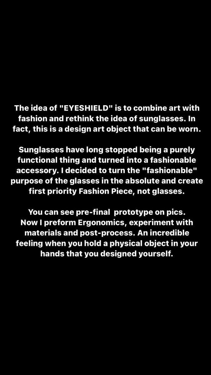 neondazer's tweet photo. “EYESHIELD” 3D printed prototype. My art finally becomes physical https://t.co/Ksnp4T4VKJ