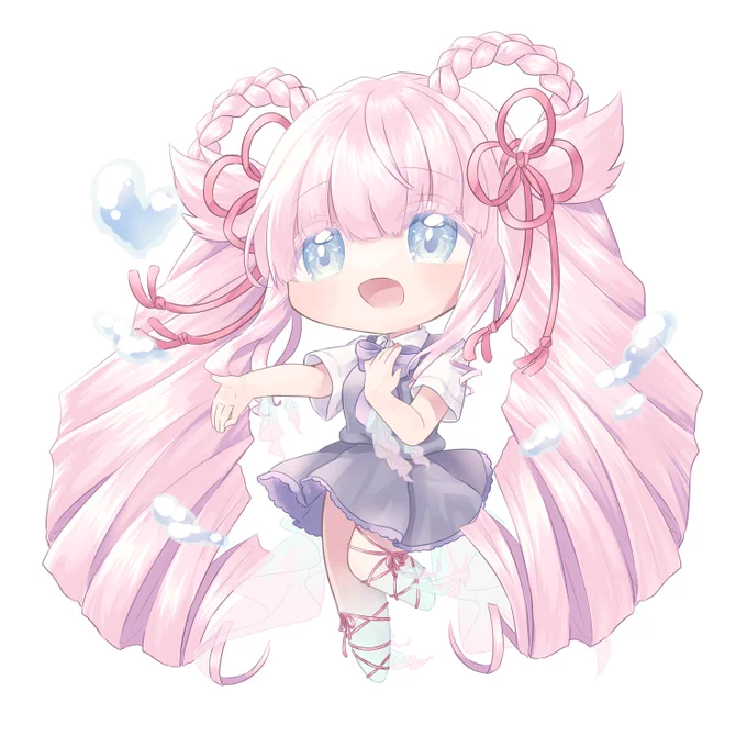 スケブ納品しました!めちゃかわSD描けたので全人類見てください!!!! #Skeb #Commission より 