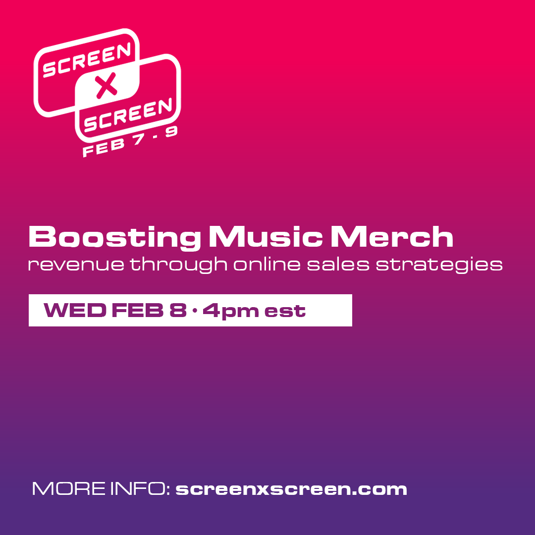 indieweek's tweet photo. Just a couple days away from
SCREENxSCREEN 2023
online music & tech conference
FEB 7-9
See the schedule & gets tickets at
https://t.co/2oJ2pJHs41
#sxs23 #screenxscreen #music #tech #AI #musicindustry #artist #VR #technology #musicadvice #techadvice #musicbusiness https://t.co/b593ri4JCo