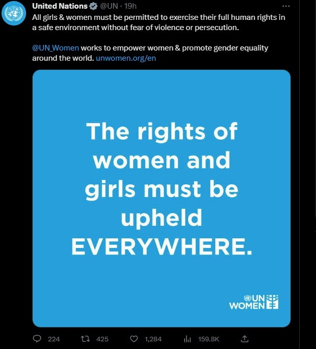 The UN only cares about women, while MEN are falling behind in every metric. #MGTOW #MRA #Misandry #MensRights #RedPill #dating #Marriage #timesup #divorce #himtoo #Feminism #Manosphere #metoo #sexism #sexist #Bihar #GRAMMYs #Whites #Venmo #HARRYS #StarWars #girlboss #wagegap