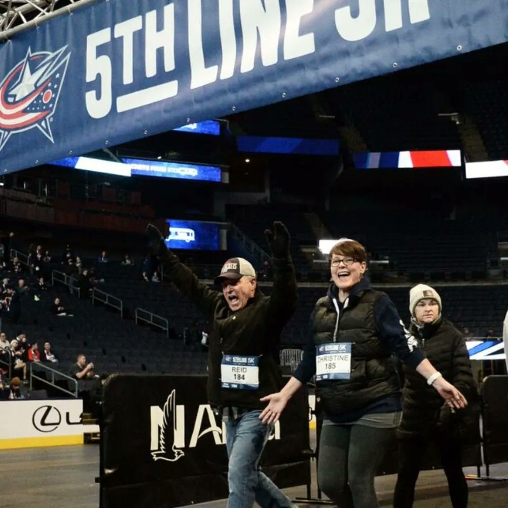 Chrissy_S70's tweet photo. We did it! #CBJ #5thLine5K https://t.co/CHKXYR9hJO