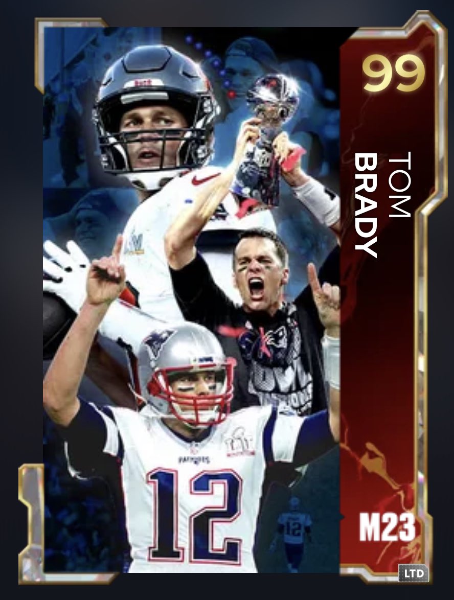 TheMUTPacks's tweet image. 🔥 MUT 23 GIVEAWAY 🔥

We are giving away 99 Tom Brady to two LUCKY Winners. (any platform) 

Rules to Enter:

Must - FOLLOW US and RETWEET

Winners announced 02/10/2023 
mutpacks.com