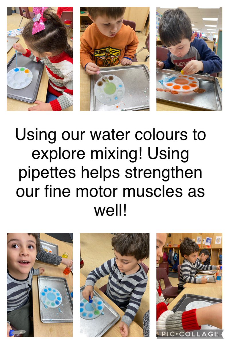 Exploring colour mixing with our water colours we made! Using pipettes to work on our fine motor skills! <a href="/home_rams/">Roseland Home of the Rams</a> <a href="/LucyTrudell/">Lucy Trudell</a>