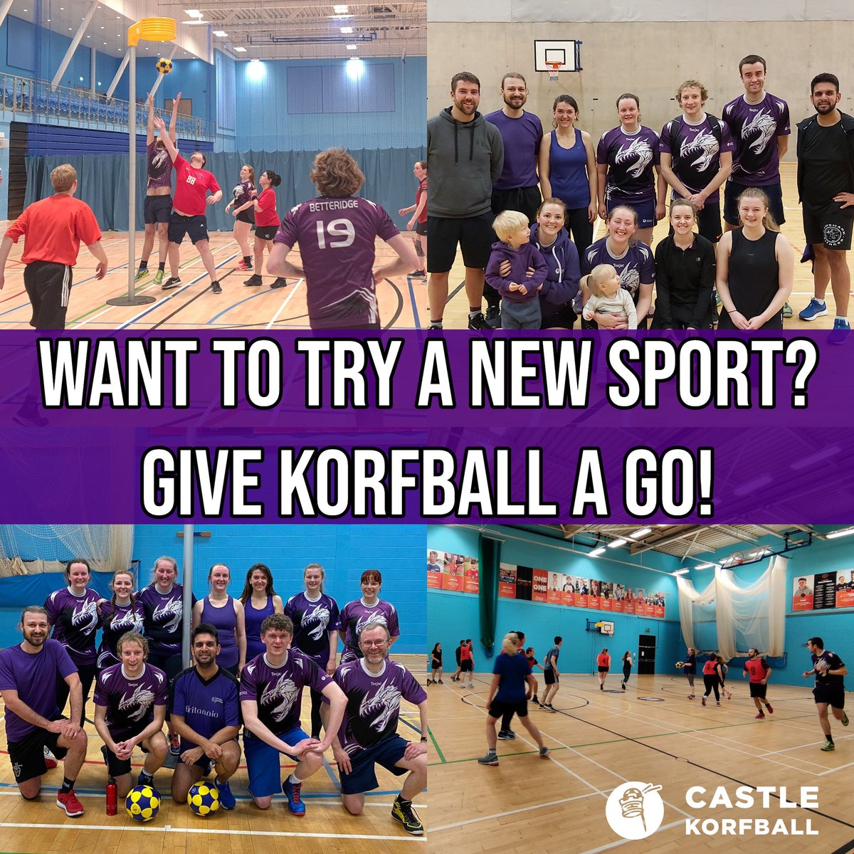 💜 2 days to go!
Every Feb training session is FREE to new starters 🥳
⏰ Tuesdays 8-10pm
📍 Gordon Banks SC, ST52GB
💜 No previous experience necessary
#korfball #MixedGenderSport #trysomethingnew #newcastleunderlyme #stokeontrent <a href="/BbcStoke/">BBC Radio Stoke</a> <a href="/Sotlive/">StokeonTrentLive</a> @StaffsUni @StaffsUniNews