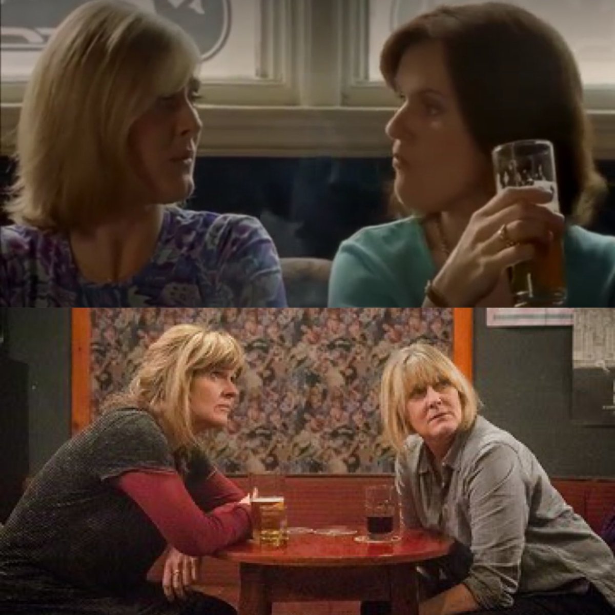 These 2 though 🥰 

If you didn’t love them at their #ClockingOff, you don’t deserve them in their #HappyValley 🔥

#SarahLancashire #SiobhanFinneran