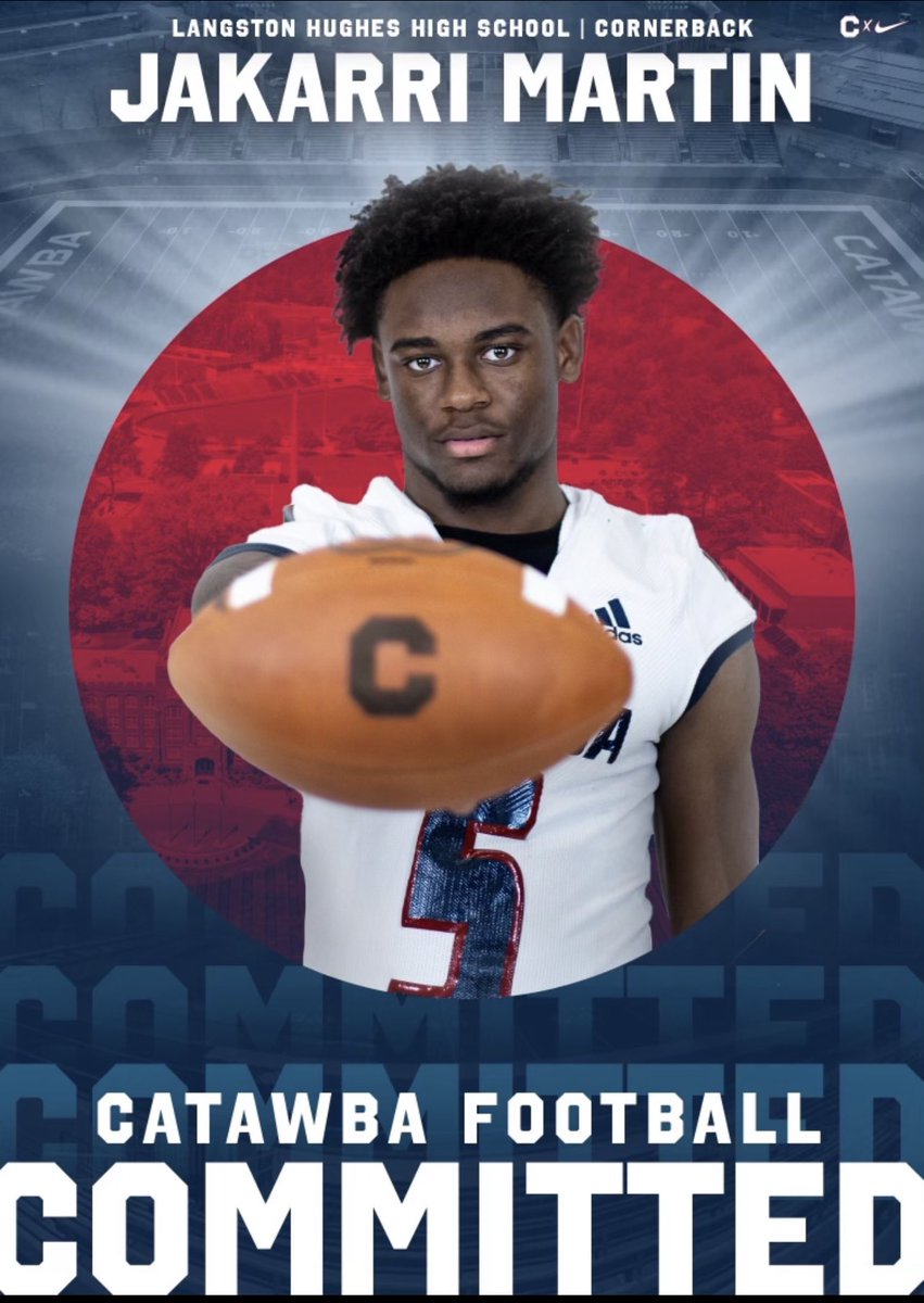 Jakarri Martin II (@jakarrij5) on Twitter photo 100% committed thank you to everyone who has recruited me throughout my high school career and everyone that has helped me along the way. Let’s work! <a href="/CatawbaFootball/">Catawba Football</a> 100% committed thank you to everyone who has recruited me throughout my high school career and everyone that has helped me along the way. Let’s work! <a href="/CatawbaFootball/">Catawba Football</a>