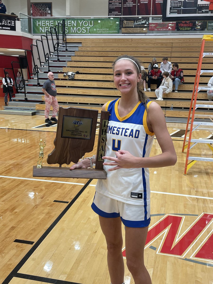 always100paul's tweet photo. Congratulations @EmmaReust on your third straight sectional win! @Homestead_Bball @Always100_TMH @vjhAlways100 https://t.co/vb5nqxrCRP
